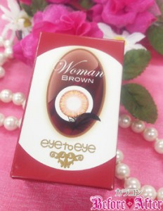 eyetoeye womanブラウン カラコンカラコン商品画像