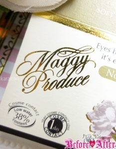 ピエナージュ新色パッケージには「マギープロデュース」の文字が！