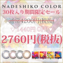 ナデシコカラー30枚入りセール